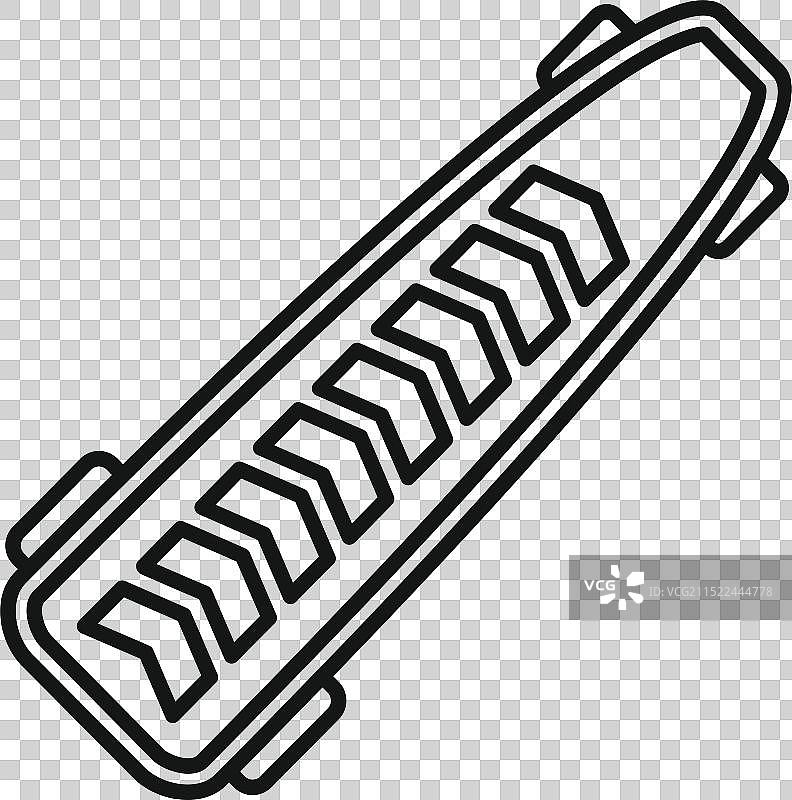 带有分段刀片的美工刀图片素材