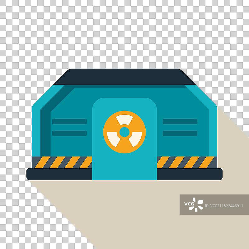 核电站建筑释放放射性物质图片素材