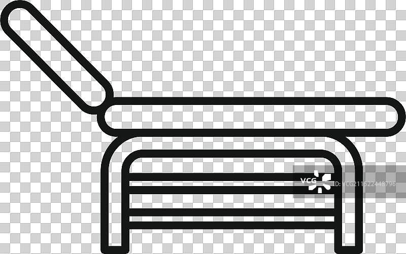 准备好的医疗检查床图片素材