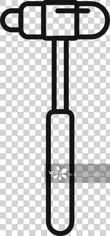 神经科医疗反射锤工具展示图标图片素材