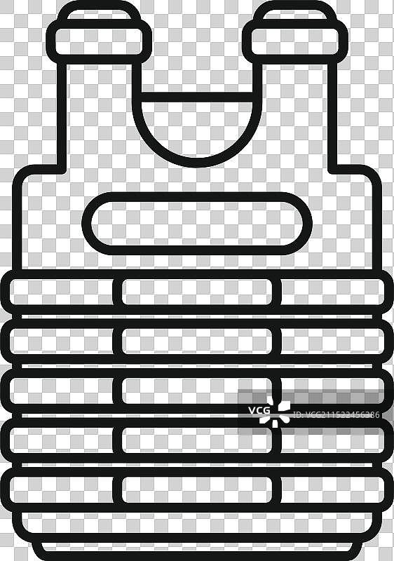 为军人提供保护的防弹背心图片素材