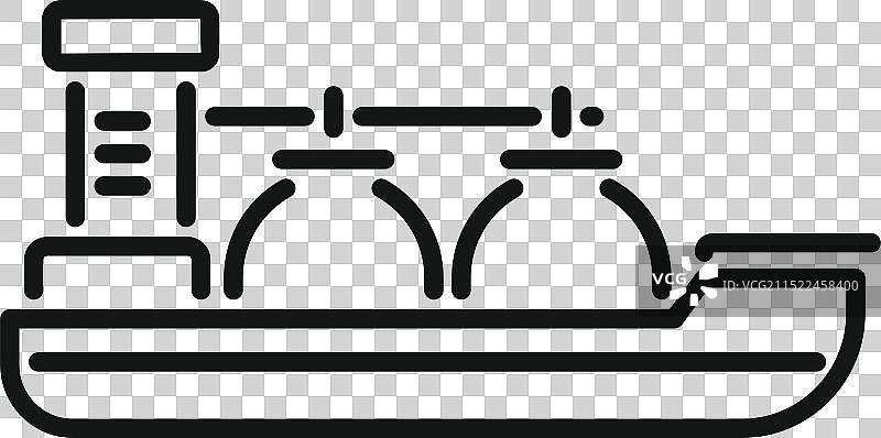 LNG运输船运送液化天然气燃料图片素材