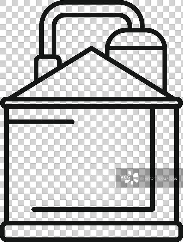 沼气厂转化有机废弃物图片素材