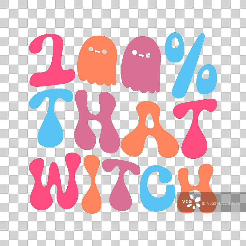 100个女巫T恤设计图片素材