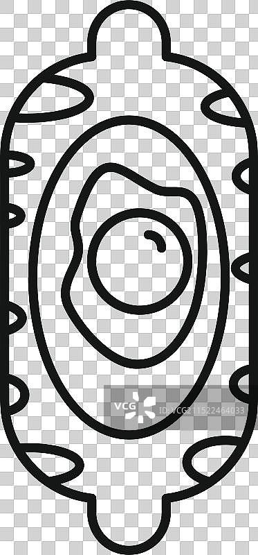 牛油果吐司图标，健康早餐图片素材