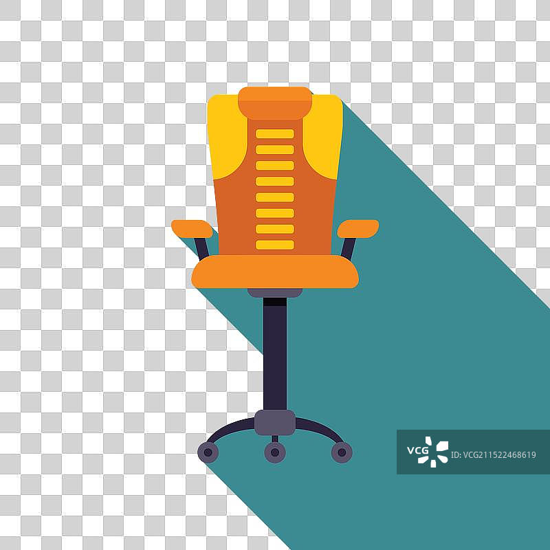 带轮子的现代办公椅图片素材