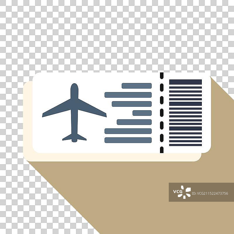 允许进入的航空公司登机牌图片素材