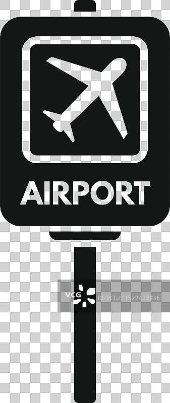 机场航站楼指示牌图片素材