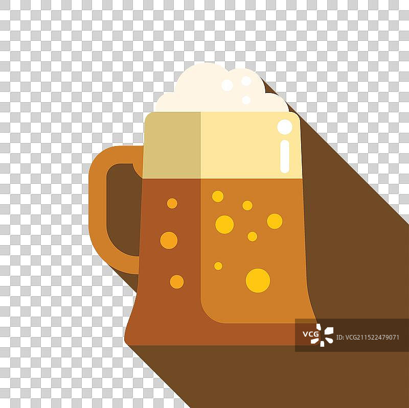 一杯新鲜的啤酒，泡沫正在溢出图片素材