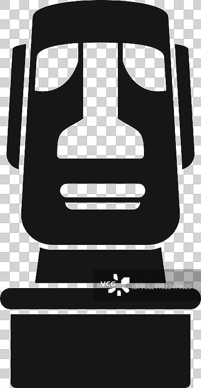 复活节岛摩艾石像图片素材