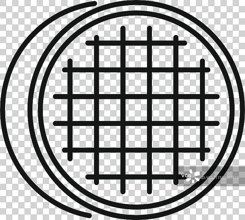 圆形华夫饼机制作美味早餐图片素材