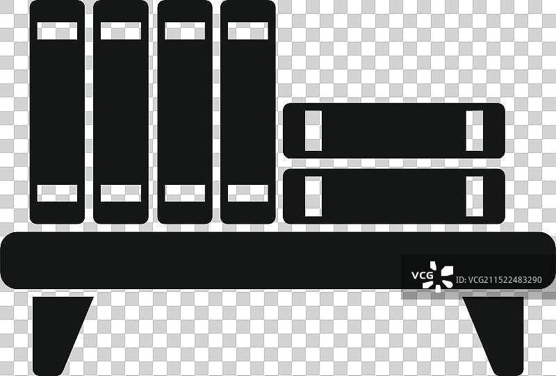 用于学习的整理书籍书架图片素材