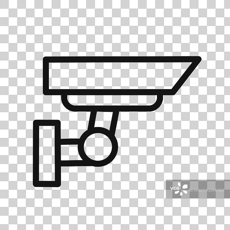 监控图标黑白标志图片素材