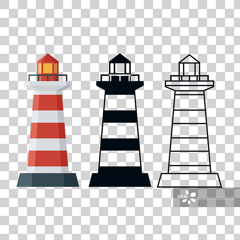 灯塔场景图片素材