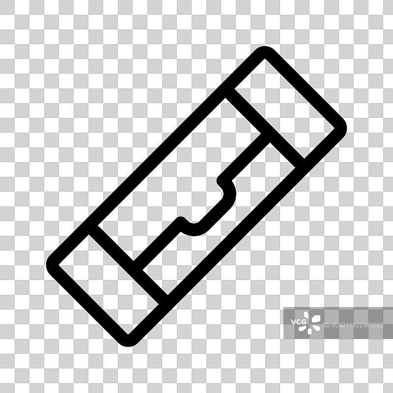 填充和轮廓的保险丝图标设计图片素材