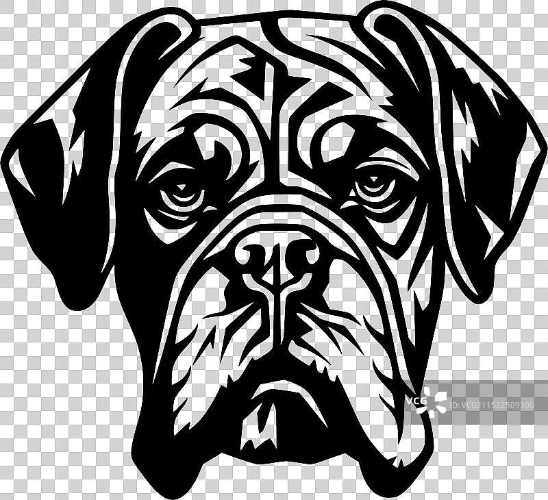 拳击手高品质Logo，T恤理想之选图片素材