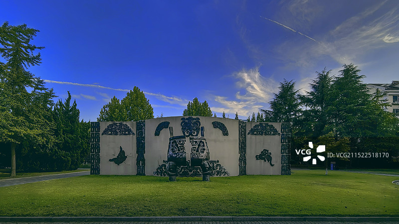 《古韵小广场》图片素材