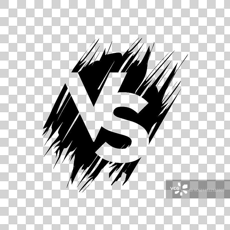 字母对战或VS字母logo图片素材