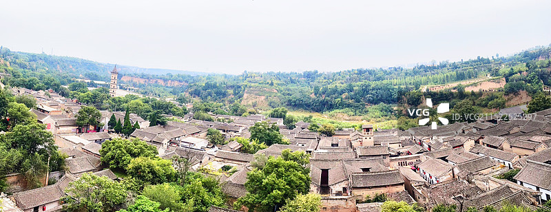 韩城党家村风貌图片素材