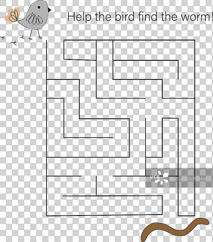 儿童迷宫益智游戏图片素材