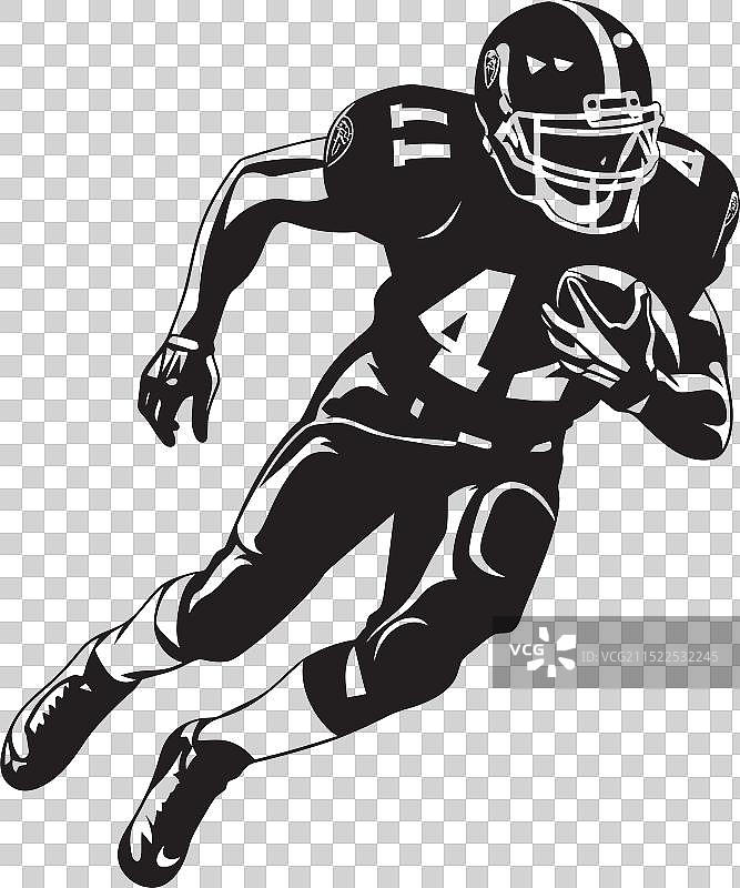 橄榄球触地得分标志设计图片素材