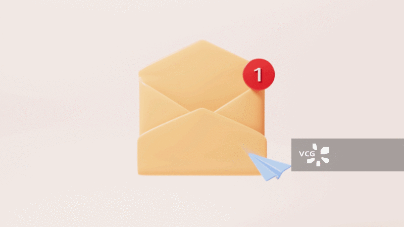 卡通点击打开新邮件视频图片素材