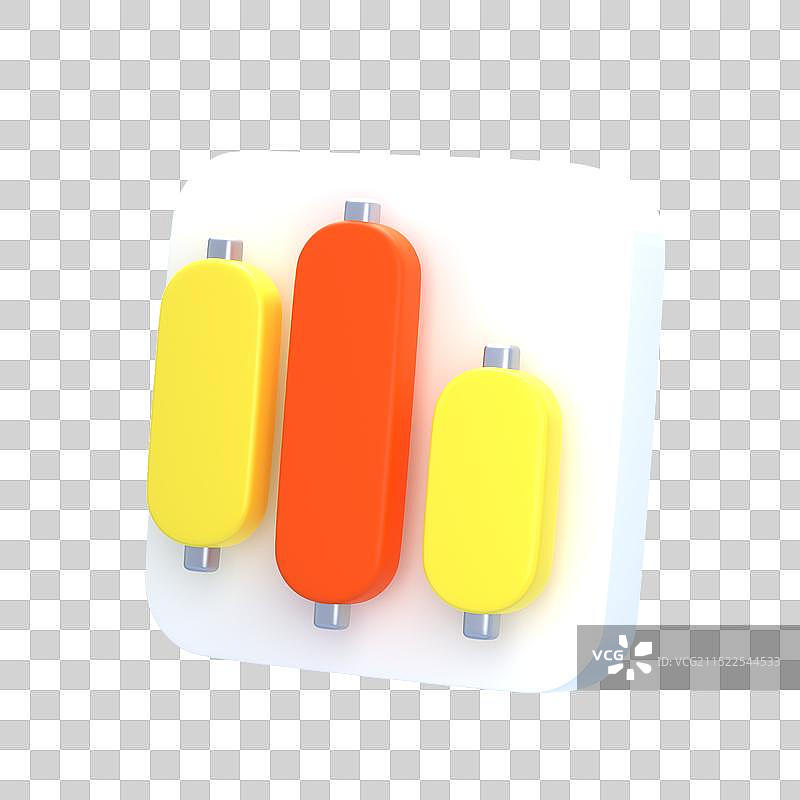 3D股票折线图免抠素材图片素材