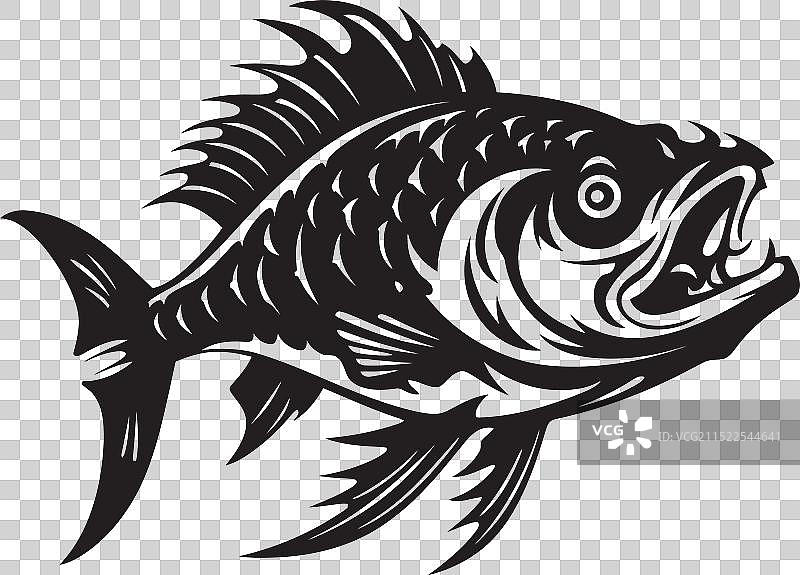 热带淡水鱼图案图片素材