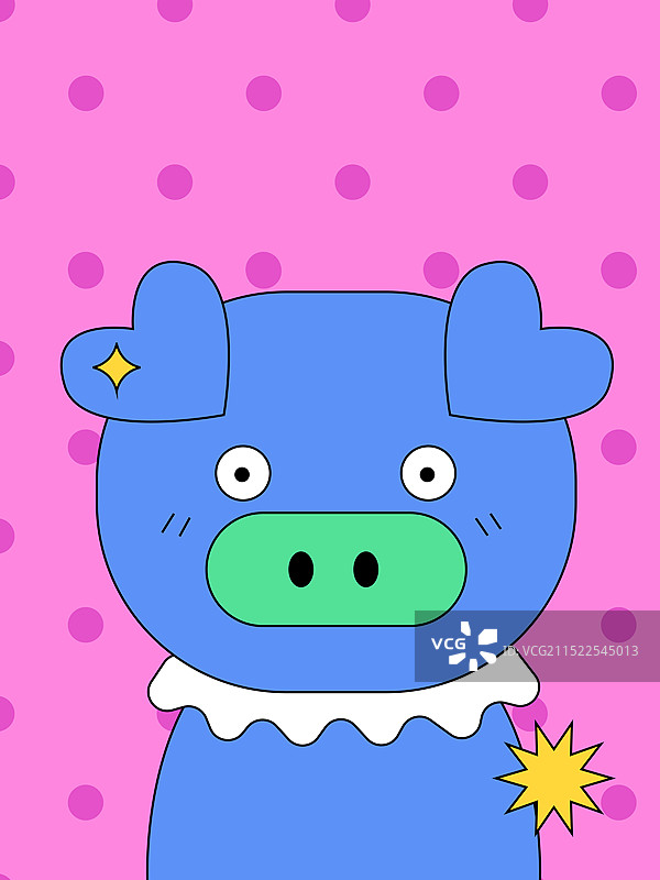 系列可爱动物插画图片素材