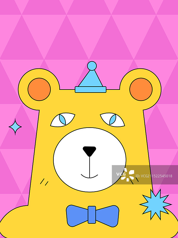 系列可爱动物插画图片素材