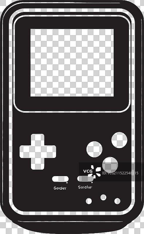 怀旧游戏体验复古主机Logo图片素材