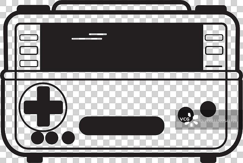 复古革命复古游戏设备图标图片素材