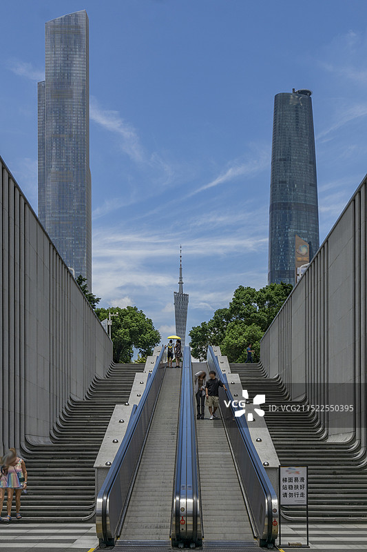 广州珠江新城地标建筑图片素材
