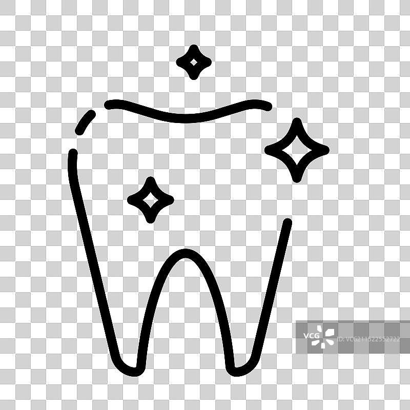 牙齿抛光图标图片素材