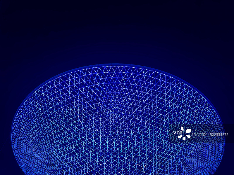 上海世博源灯光夜景图片素材