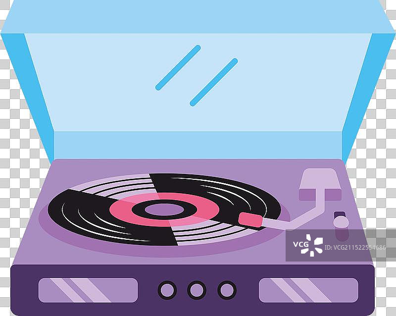 黑胶唱片转盘播放器图片素材