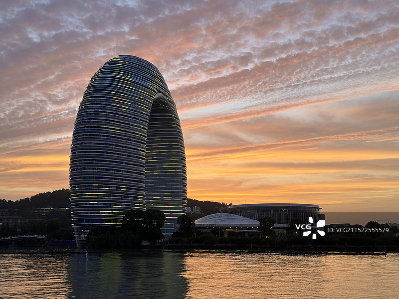 湖州黄金湖岸景区图片素材