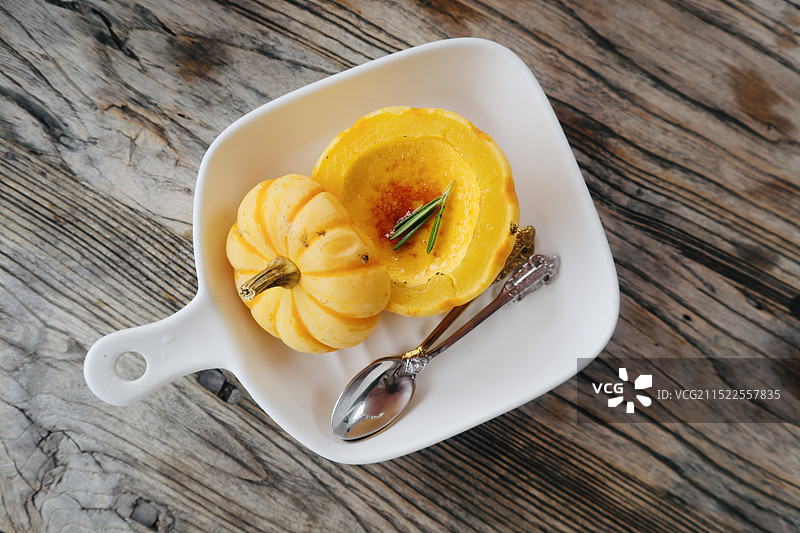 南瓜甜品图片素材