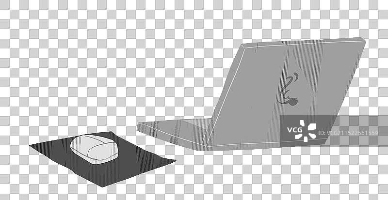 笔记本电脑插画元素图片素材