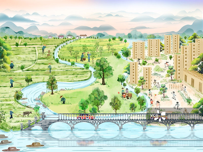 乡村建设图片素材