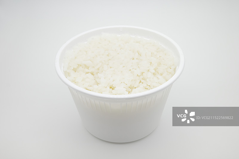 多角度拍摄一碗白大米饭特写图片素材