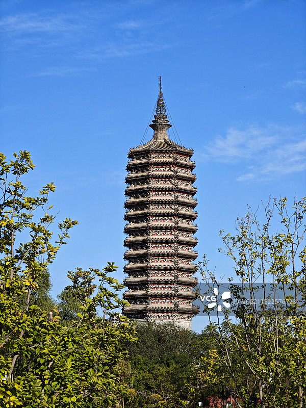 燃灯佛舍利塔图片素材