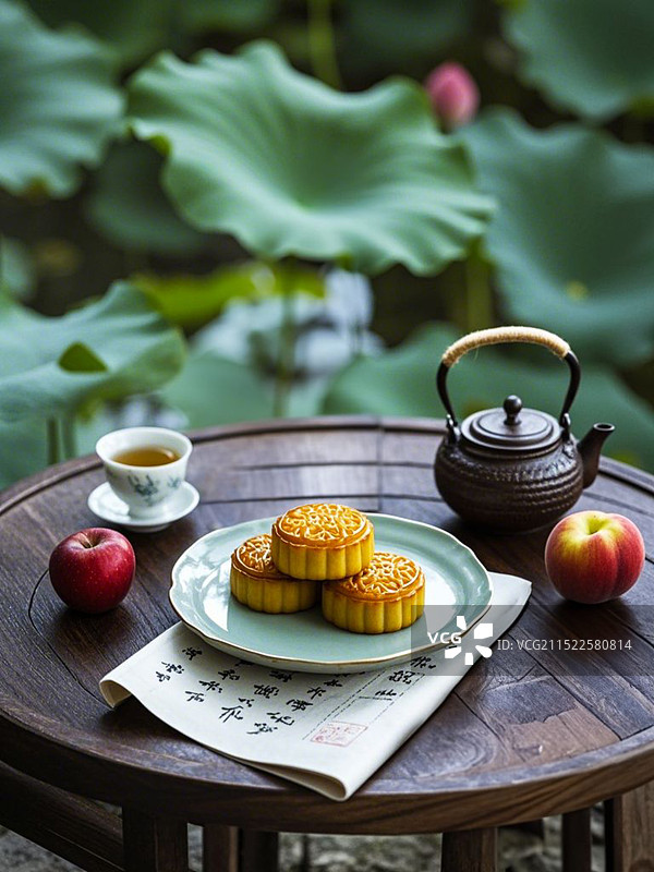 中秋节月饼图片素材
