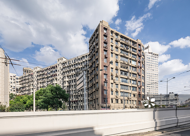 上海优秀历史建筑 河滨大楼图片素材