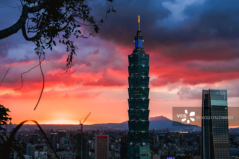 台北101大楼图片素材