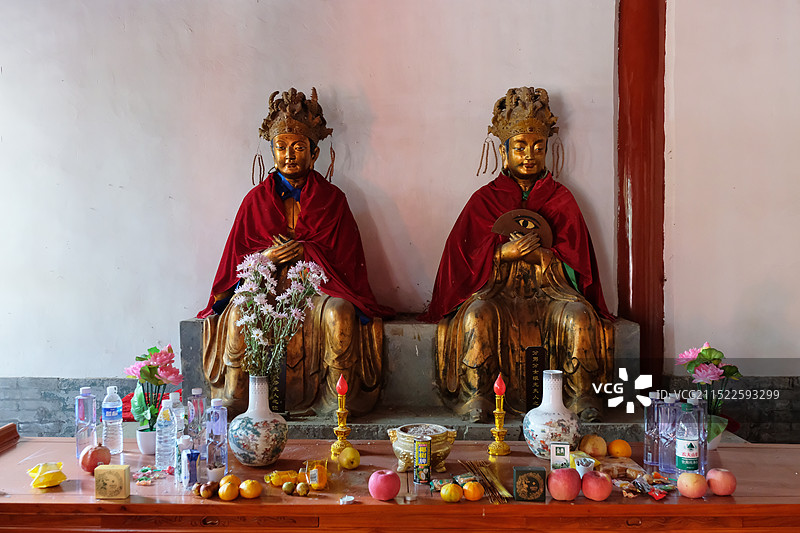 北京市石景山区首钢园，石景山古建群元君殿图片素材