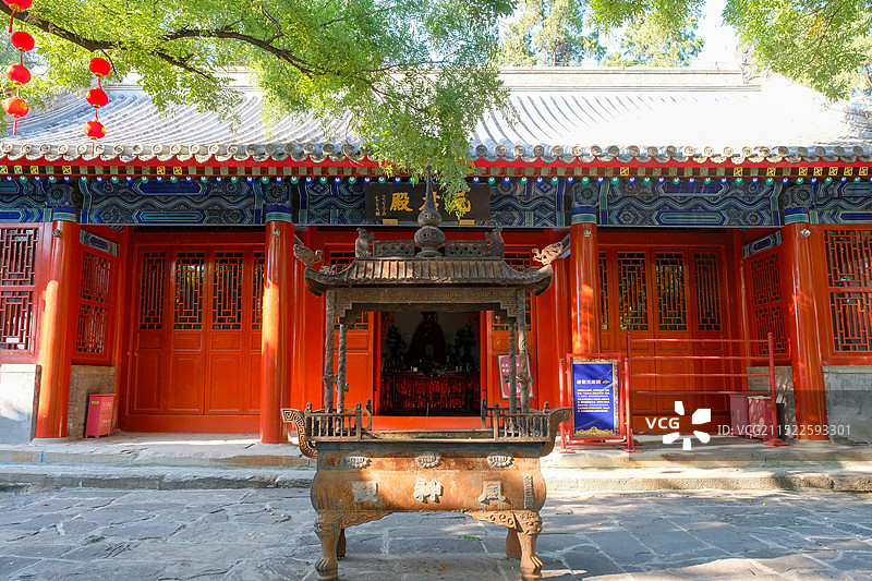 北京市石景山区首钢园，石景山古建群元君殿图片素材