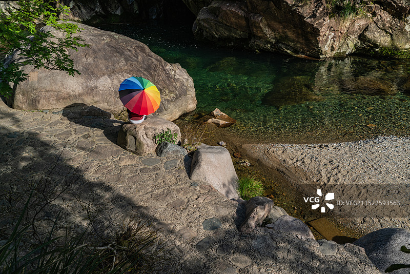 安徽绩溪县鄣山风景名胜区图片素材