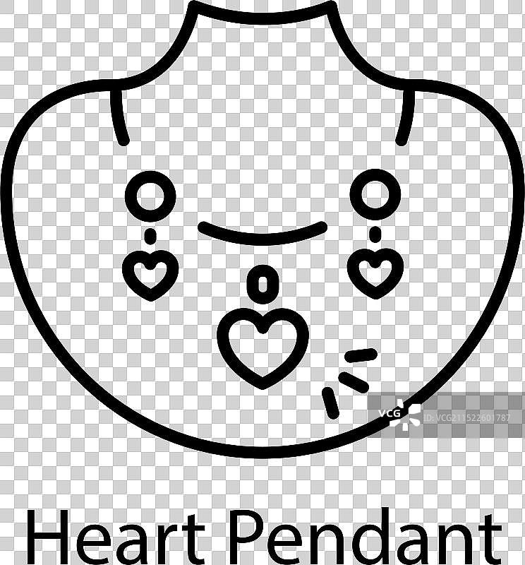 心形吊坠图片素材