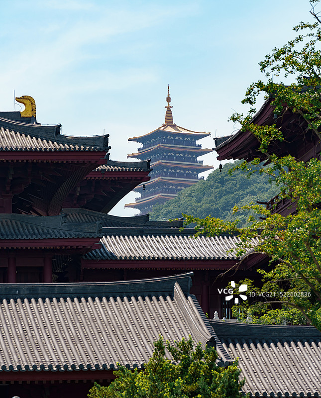 南京牛首山佛顶寺图片素材